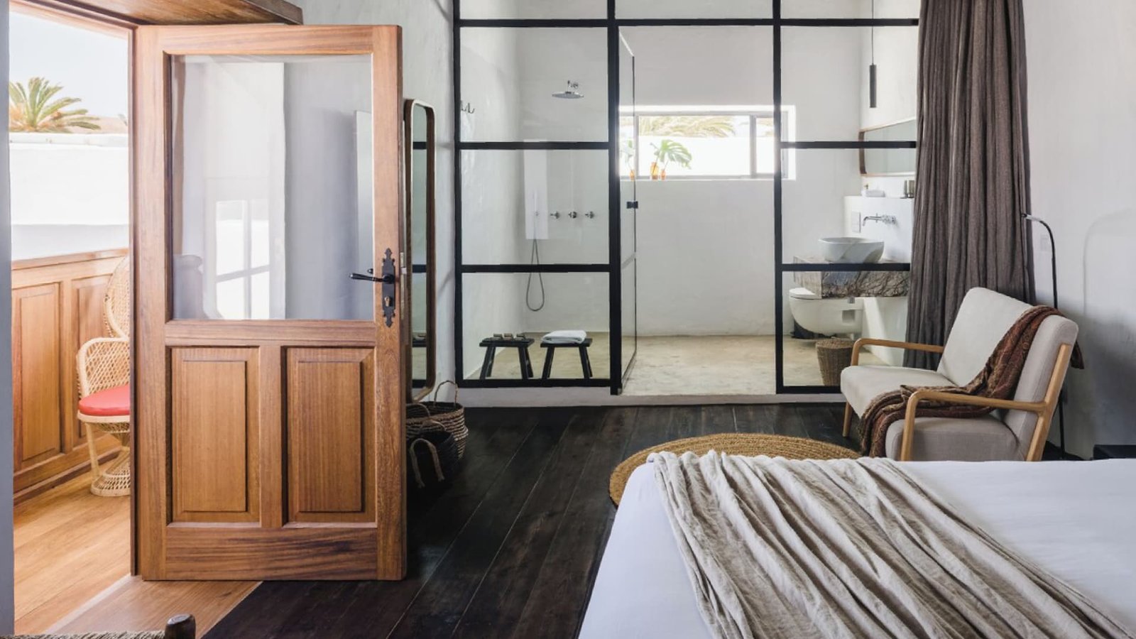 Interior detail of the hotel with brand elements applied.